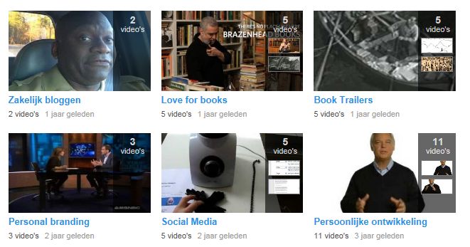 Afspeellijsten MeerAdvies YouTube